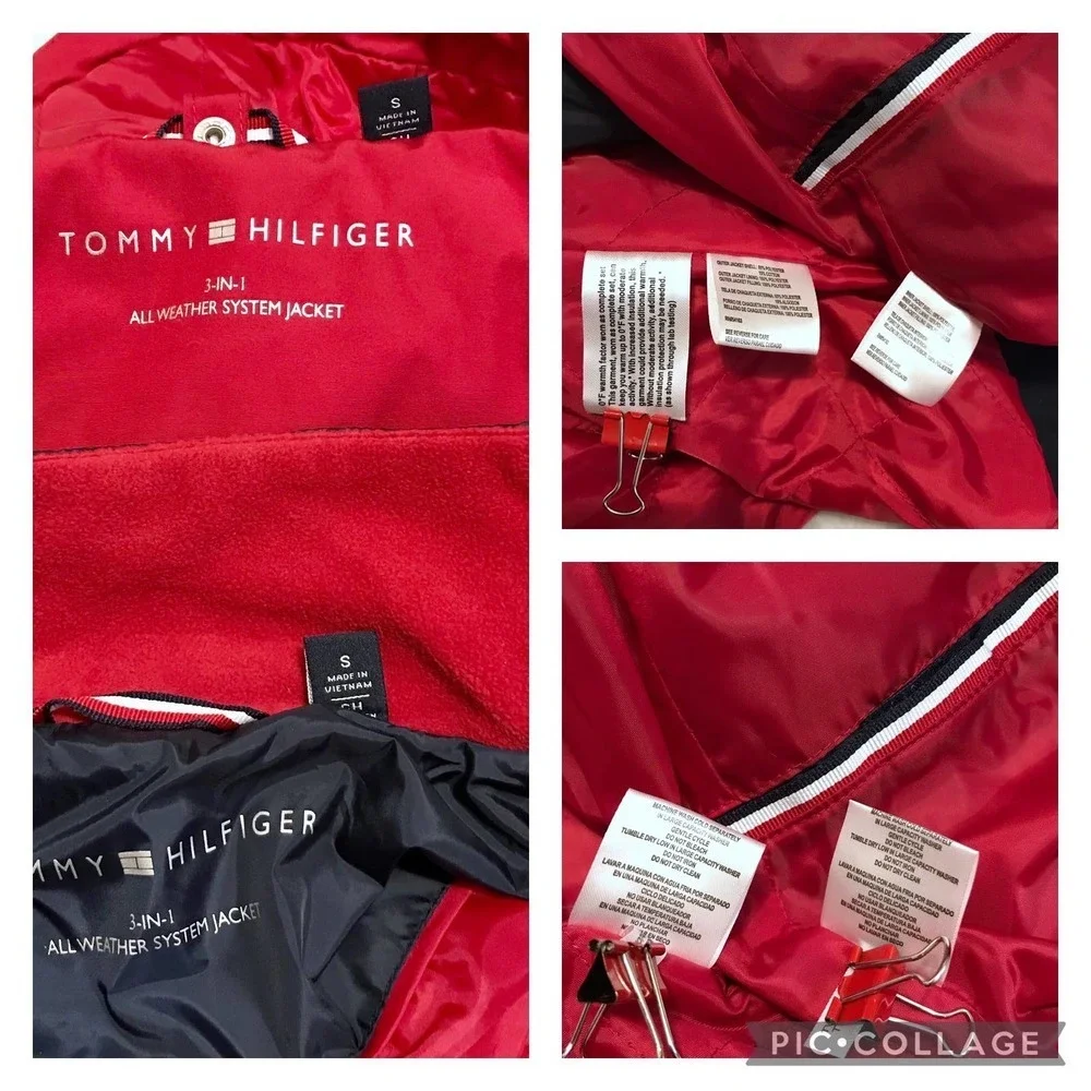 Tommy Hilfiger NWT 3 in 1 All Weather System Jacket Size S